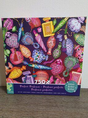 NEW - Perfect Perfumes - 750 Piece Glitter Jigsaw Puzzle by Ceaco